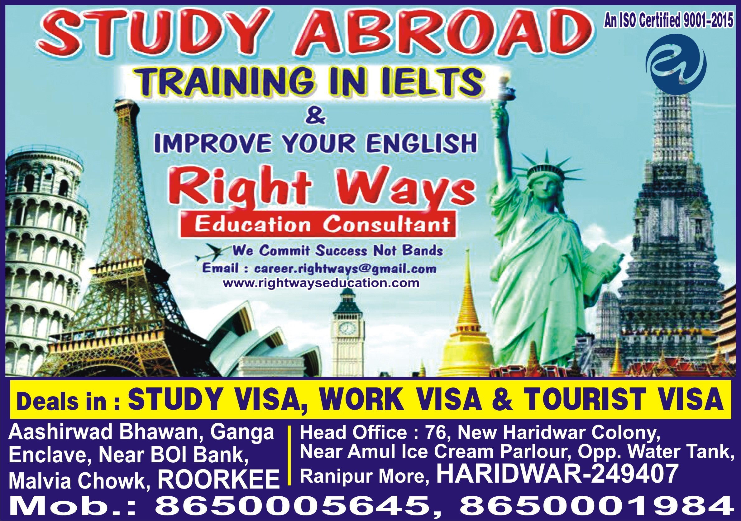 Right ways IELTS Institute