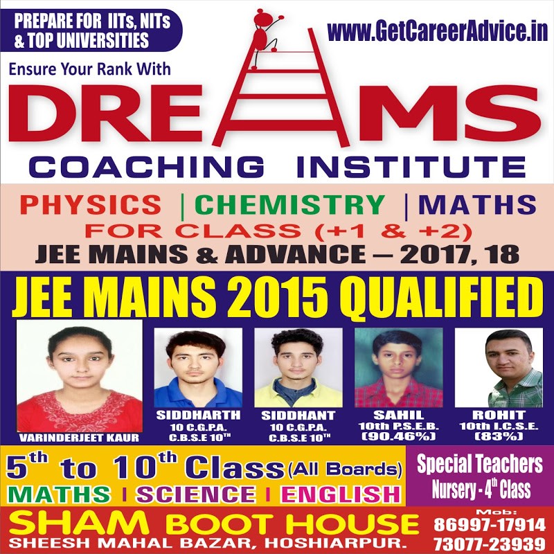 Dreams Coaching  Centre  Hoshiarpur